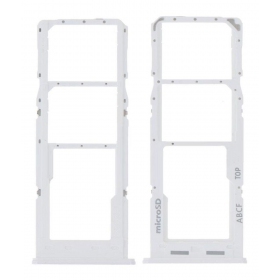 Samsung A236 Galaxy A23 5G SIM držák karty (bílý) (service pack) (originál)