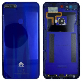 Huawei Y7 2018 zadní kryt baterie (modrý) (použitý grade C, originál)