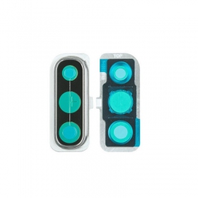 Samsung A505 Galaxy A50 2019 / A705 Galaxy A70 2019 sklo kamery (stříbrný)