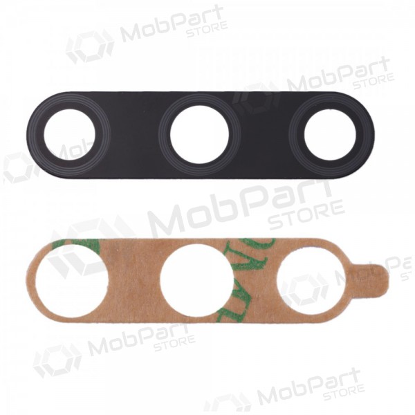 Huawei P40 Lite E sklo kamery (černá)