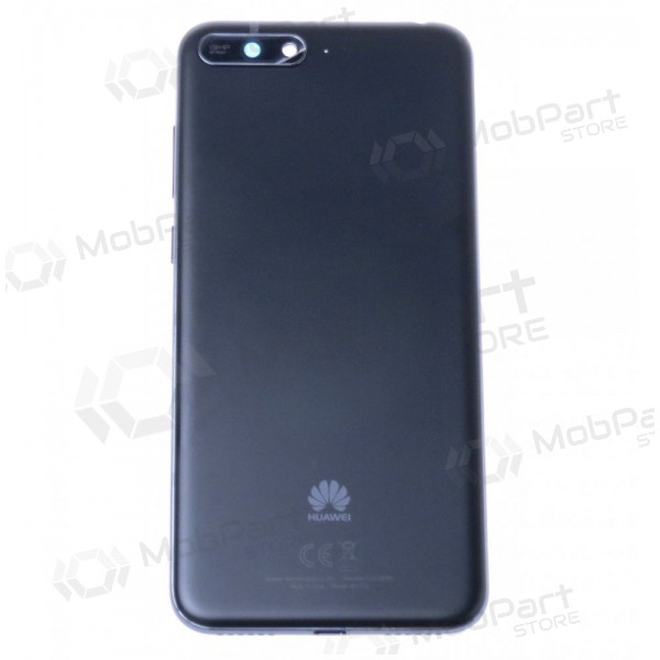 Huawei Y6 2018 zadní kryt baterie (černá) (použitý grade C, originál)