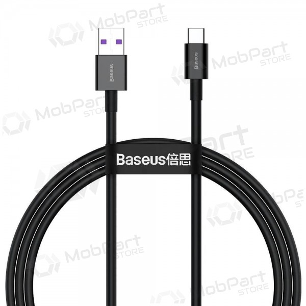 USB kabel Baseus Superior iš USB į Type-C 66W 2.0m černá CATYS-A01