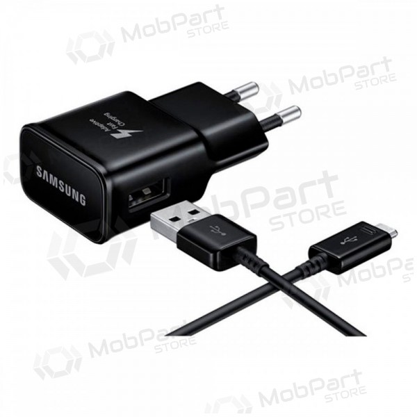 Nabíječka originál Samsung EP-TA200NBE 15W + Type-C kabel černá