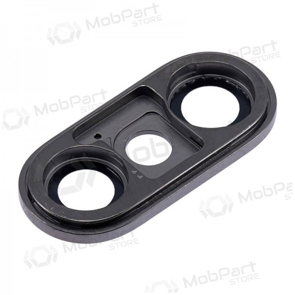 Apple iPhone XS / XS Max sklo kamery (černá) (s rámem)