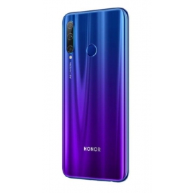 Huawei Honor 20 Lite zadní kryt baterie modrý (Phantom Blue) (použitý grade C, originál)