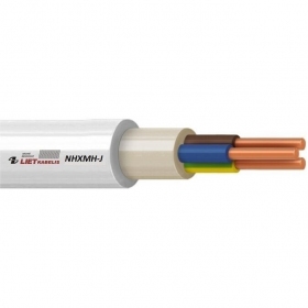 Silový kabel Lietkabelis NHXMH-J 3x1.5 mm² měděný XLPE CPR Cca monolitický.