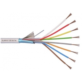 ELAN pocínovaný, stíněný kabel 8x0.22