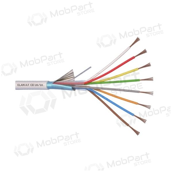 ELAN pocínovaný, stíněný kabel 8x0.22