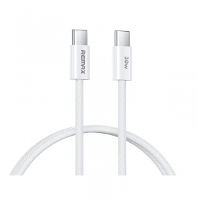 USB kabel Remax RC-C010 USB-C to USB-C 30W 1.0m bílý