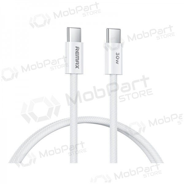 USB kabel Remax RC-C010 USB-C to USB-C 30W 1.0m bílý