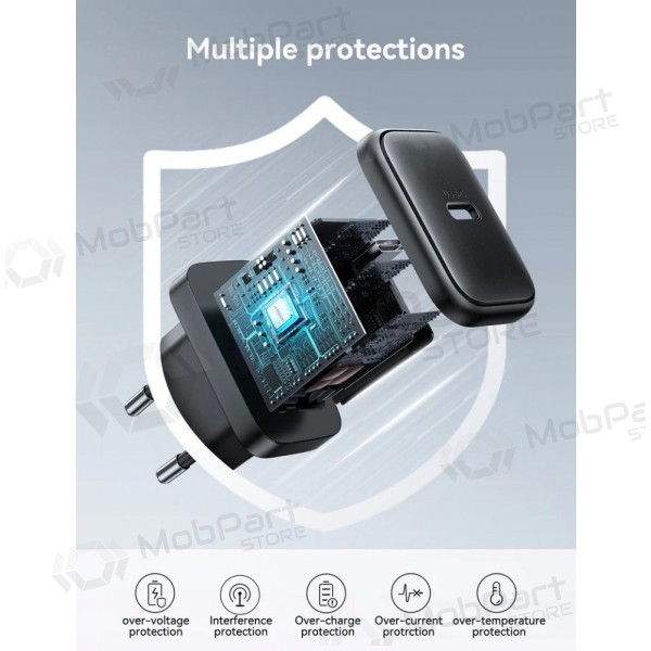 Nabíječka Joyroom JR-TCF23 USB-C 25W + USB-C to USB-C cable 1.0m černá