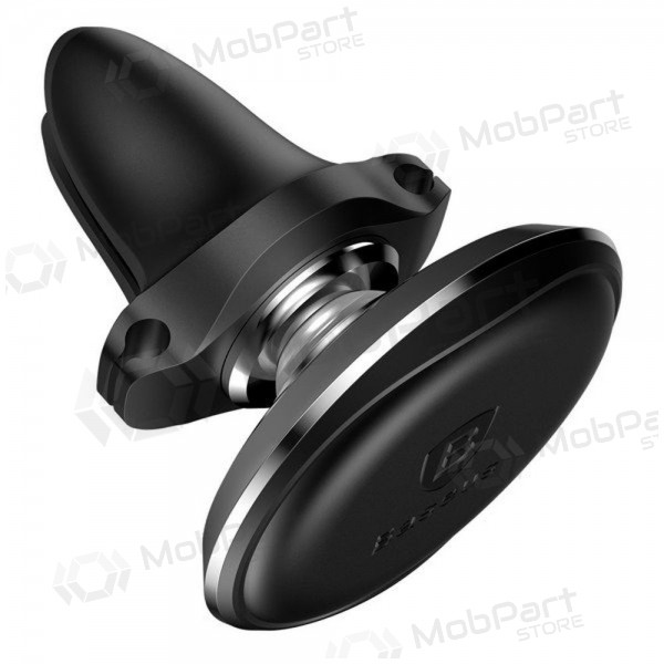 Telefono laikiklis Baseus Magnetic Air Vent With Cable Clip černá SUGX020001