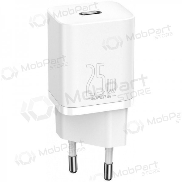 Nabíječka buitinis Baseus Super Si 25W + Type-C 1.0m bílý TZCCSUP-L02
