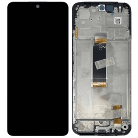 Xiaomi Redmi 13 4G, 5G, Poco M6 4G displej (černá) (s rámem) (originál)