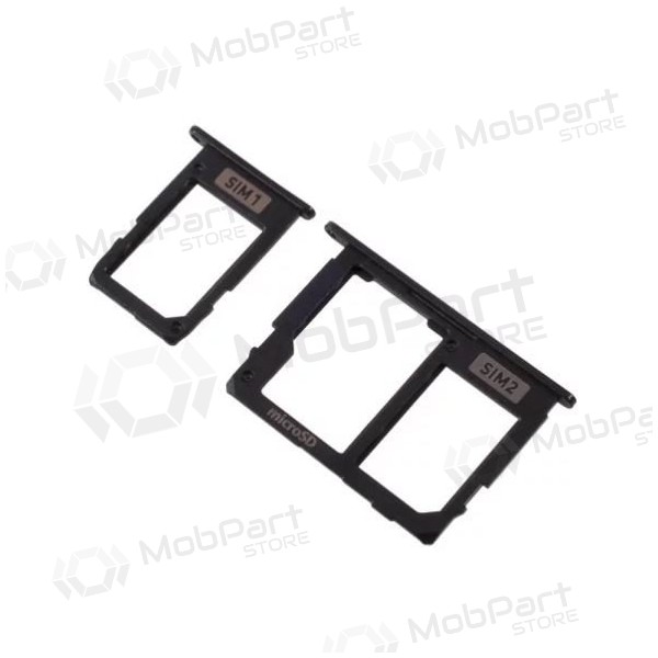 Samsung A605 Galaxy A6+ 2018 SIM držák karty (2ks) (černá)
