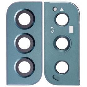 Samsung S901 Galaxy S22 sklo kamery (zelená) (s rámem)