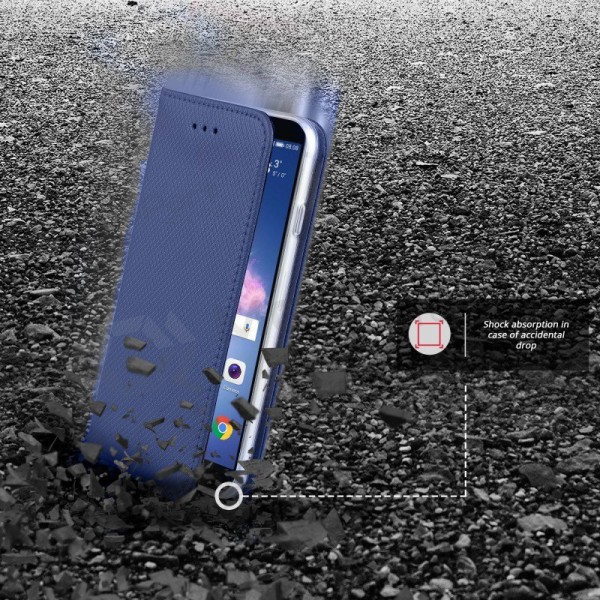 Samsung Galaxy A57 obal - Smart Magnet (tmavě modrý)