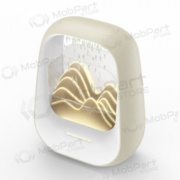 Relaxační Bluetooth reproduktor s RGB osvětlením Relaxing Rain krémový
