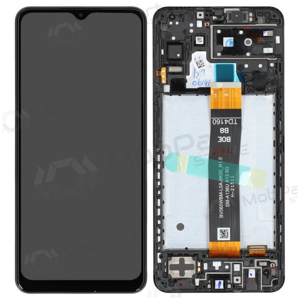 Samsung Galaxy A13 5G displej (černá) (s rámem) (originál)