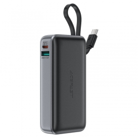 Externí baterie Power Bank Acefast M7-10000 PD30W With Cable 10000mAh černá