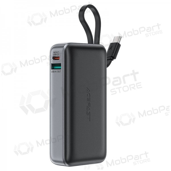 Externí baterie Power Bank Acefast M7-10000 PD30W With Cable 10000mAh černá