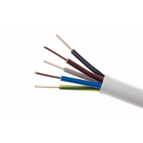 Flexibilní kabel Lietkabelis OMY 5x2.5 mm² měděný PVC 100 m cívka