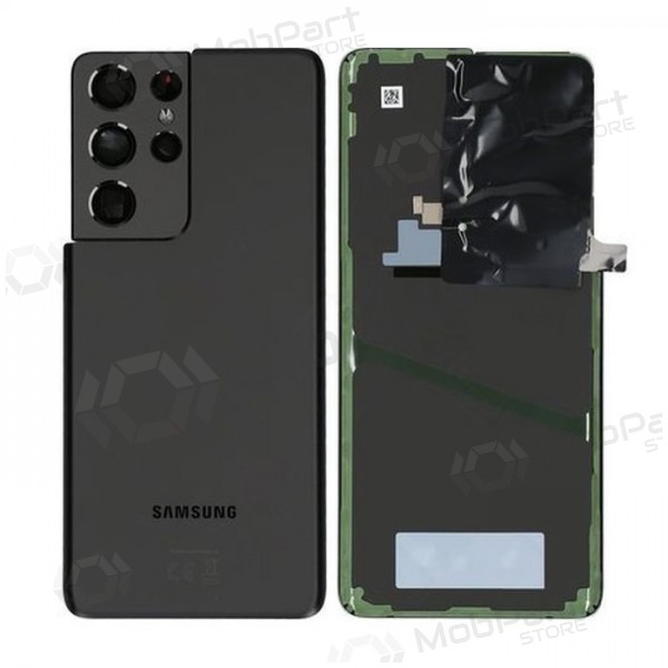 Samsung G998 Galaxy S21 Ultra 5G zadní kryt baterie (Phantom Black) (použitý grade A, originál)