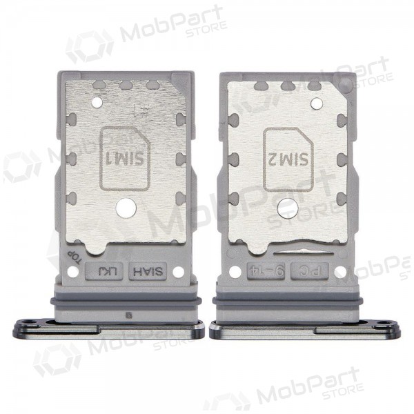 Samsung S918 Galaxy S23 Ultra Dual SIM držák karty (zelená) (service pack) (originál)