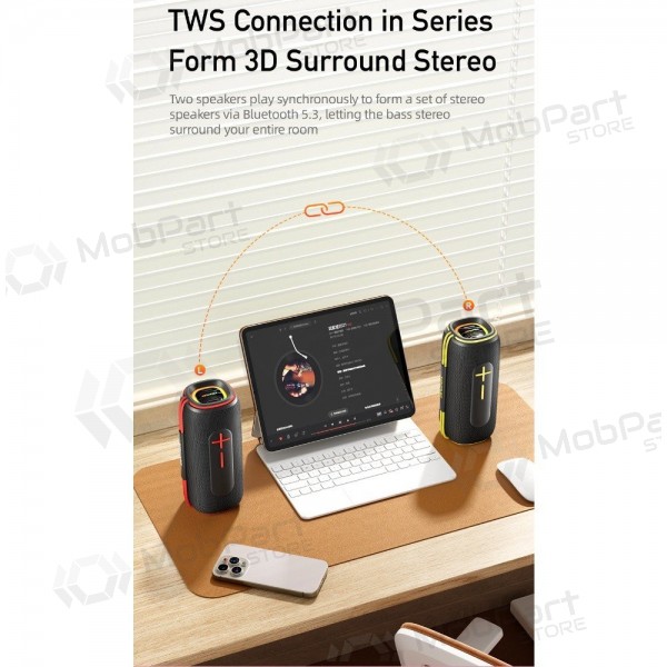 Bluetooth přenosný reproduktor Awei KA5 20W černá