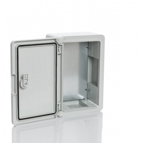 Plastikinė dėžė Plastim PP3021 (800x600x260, šedá, IP65, IK08)