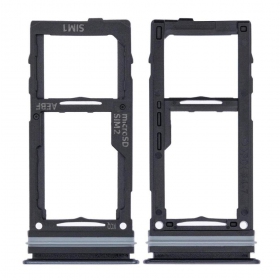 Samsung Galaxy A52 4G / A52 5G / A52S 5G / A72 4G / A72 5G SIM držák karty (černá) (service pack) (originál)
