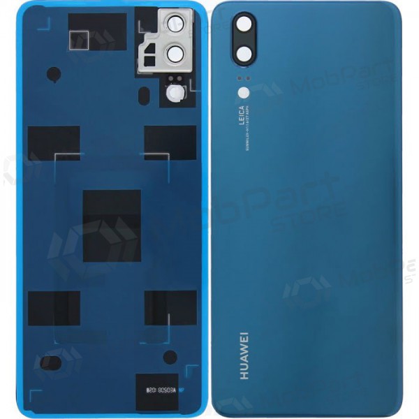 Huawei P20 zadní kryt baterie (modrý) (použitý grade B, originál)