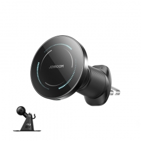 Automobilinis laikiklis-nabíječka Joyroom JR-ZS502 MagSafe 15W (air vent/dashboard) černá