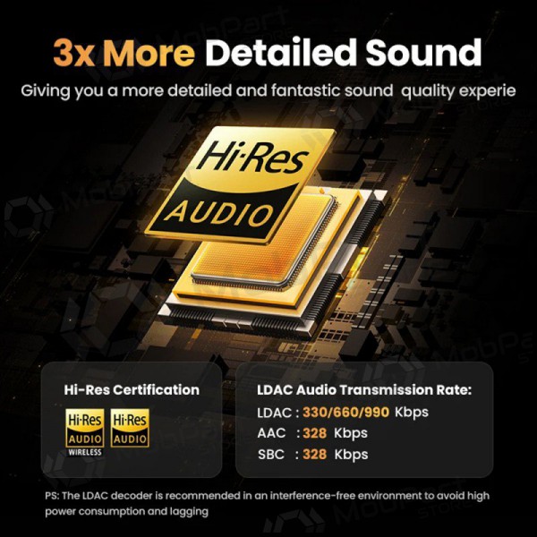 Bezdrátovýs ausinės Ugreen HiTune H6 Pro Active Noise-Cancelling Earbuds (35873)