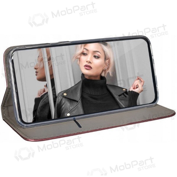 Xiaomi Redmi A5, Poco C71 (173,45x79,35x8,45) obal - Smart Magnetic (bordo)