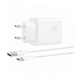 Nabíječka originál Huawei CP404B SuperCharge 22.5W + kabel Type-C 1m v balíčku bílý