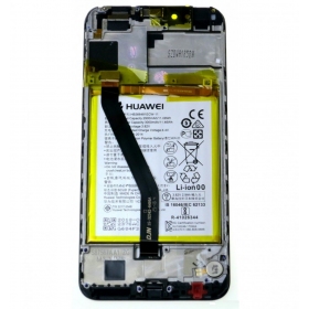 Huawei Y6 2018 / Y6 Prime 2018 displej (černá) (s rámem a baterie) (service pack) (originál)