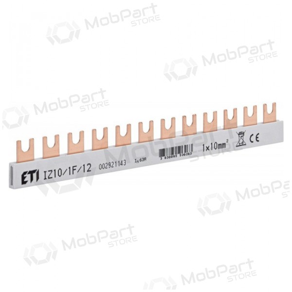 Izoliuota sujungimo šyna IZ ETI (1P, 12 mod.)