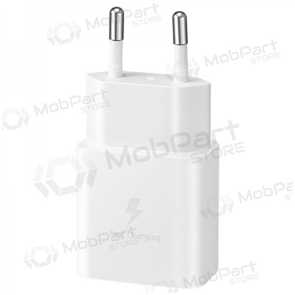 Nabíječka originál Samsung EP-T1510XWEGEU 15W + kabel Type-C 1m v balíčku bílý