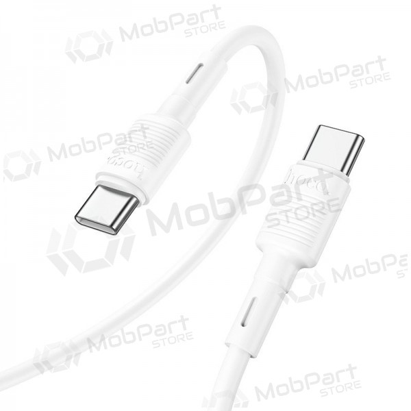 USB kabel Hoco X83 60W Type-C to Type-C 1.0m bílý