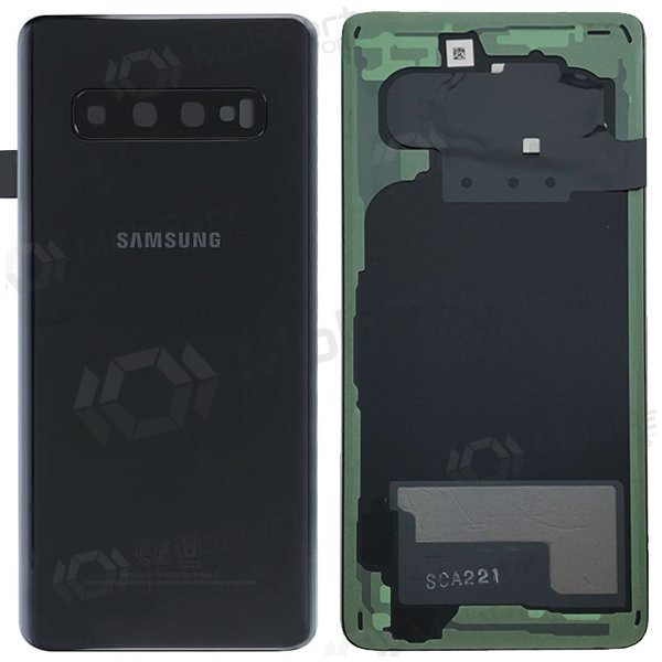 Samsung G973 Galaxy S10 zadní kryt baterie černá (Prism Black) (použitý grade C, originál)