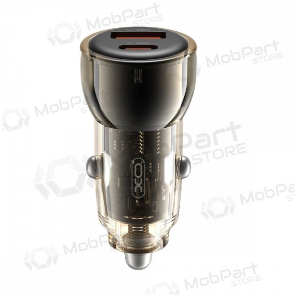 Nabíječka do auta XO CC60 USB-A/USB-C 60W černá