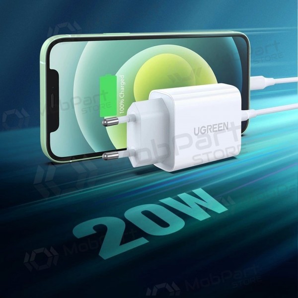 Nabíječka buitinis Ugreen CD137 USB-C 20W 3A bílý