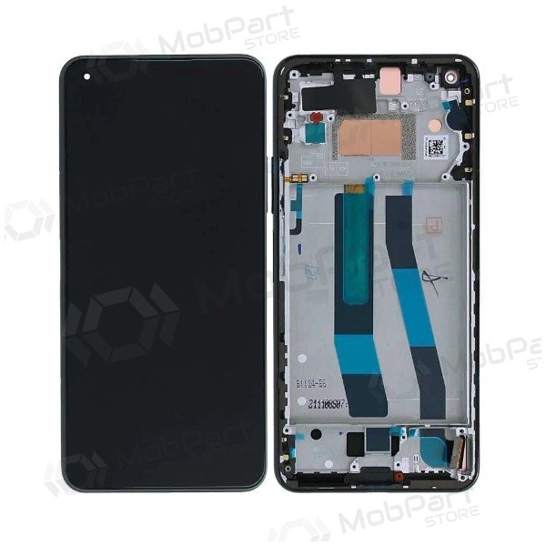 Xiaomi Mi 11 Lite, Mi 11 Lite 5G NE displej (černá) (s rámem) (Premium)