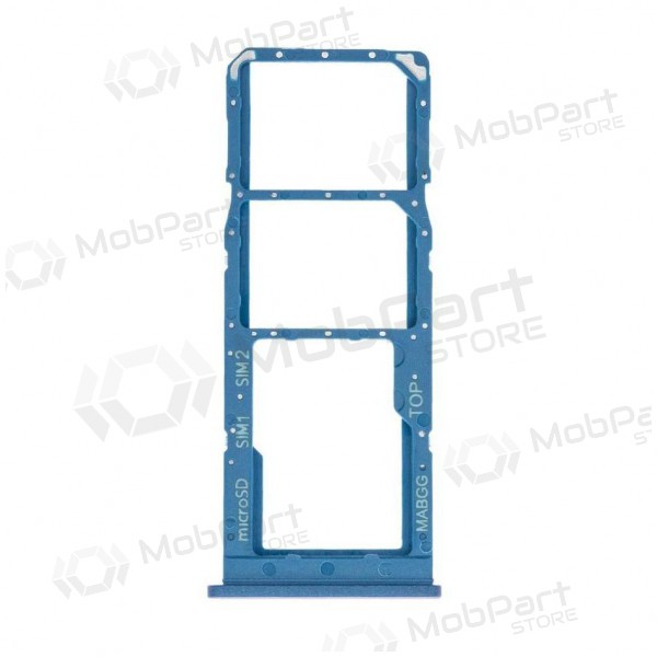 Samsung Galaxy A125 A12 / A127 A12S SIM držák karty (modrý) (service pack) (originál)