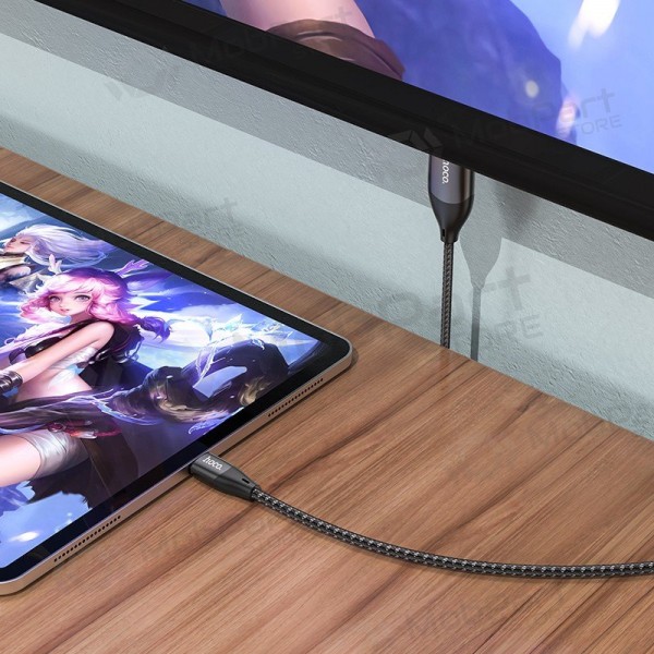 Kabel Hoco UA16 Type-C to HDMI 2.0m šedá