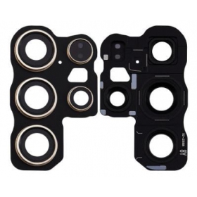 Samsung Galaxy S24 Ultra sklo kamery (s rámem) (černá)