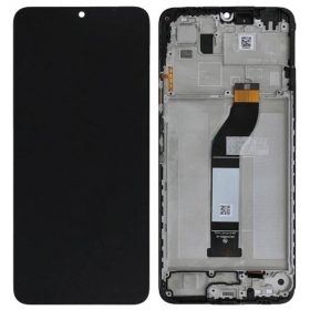 Xiaomi Redmi 13C 5G displej (černá) (s rámem) (originál)
