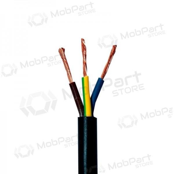Ohebný kabel OMY 3x1.5 mm² měděný PVC 100 m cívka.