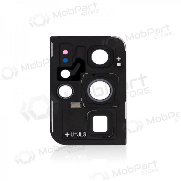 Samsung G998 Galaxy S21 Ultra 5G sklo kamery (černá) (s rámem)